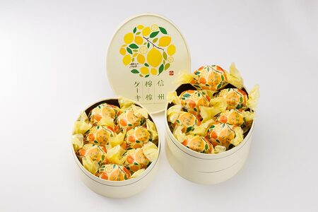 【3回定期便】御菓子処花岡 檸檬ケーキ14個　レモンケーキ