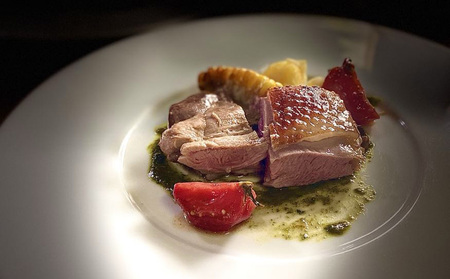 とうみ食堂オフィシャルシェフ 吉田友則氏 厳選「東御食材の絶品コース料理」（4名様）お食事