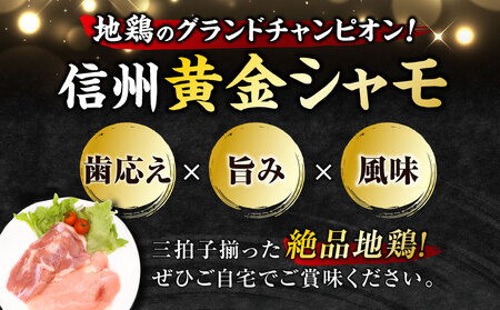 信州黄金シャモお試しセット　地鶏