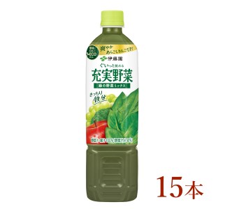 伊藤園　【充実野菜】緑の野菜ミックス「740ｇ×15本」