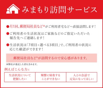 郵便局のみまもり訪問サービス（12カ月）