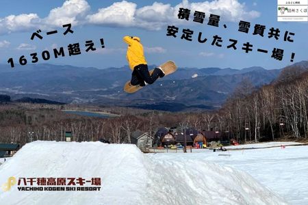 八千穂高原スキー場　土日祝日限定　リフト１日券〔AD-07〕