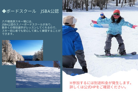 【2025-2026シーズン】八千穂高原スキー場　シーズン券　大人１名様［AD-110-03］