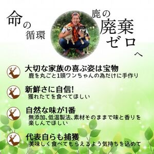 軽井沢鹿工房　愛犬用鹿肉ジャーキー　ももスライス40g×2パック_ ペット用品  _【1466785】