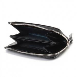 【濱野皮革工藝のお財布】フォーマル Lファスナー財布(ブラック)【1490844】