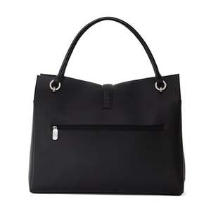 濱野皮革工藝グレースディライトトートバッグ(ブラック×シルバー金具)_バッグ バック bag 濱野皮革工藝 国産 贈答 ギフト プレゼント 黒 ブラック レディース HAMANO ブランド メーカー 牛革 日本製_【1103248】