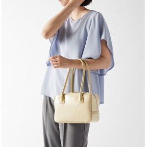 【濱野皮革工藝のセレブミニボストンバッグ】華やかなかわいらしいボストンバッグです。(クリーム)_装飾品・工芸品  鞄・バッグ かばん カバン_【1103303】