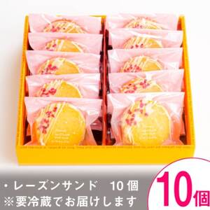 大人のラムレーズンサンド10個入り【  高級 スイーツ 詰め合わせ 洋菓子 手土産 ギフト 】【配送不可地域：離島】【1116331】