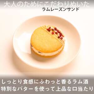 大人のラムレーズンサンド10個入り【  高級 スイーツ 詰め合わせ 洋菓子 手土産 ギフト 】【配送不可地域：離島】【1116331】