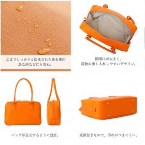 【濱野皮革工藝 HAMANO バッグ】フロット エヴィ ボストン(ブラウン)【1623489】