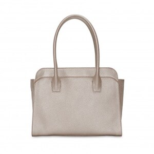 【濱野皮革工藝 HAMANO バッグ】フィオーレミドルボクシートートバッグ(シャンパンゴールド)【1635601】