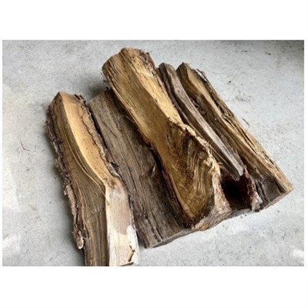 林業芸術社　2年乾燥薪(広葉樹約22cm /約10Kg分/中割り～)御代田町面替【1702680】