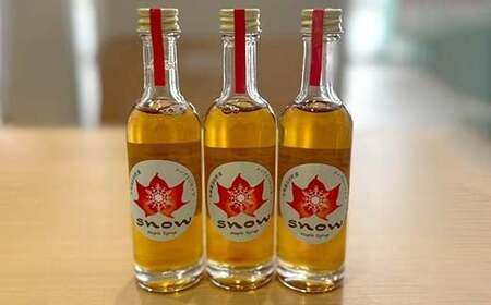 メープルシロップ「snow」(65g)1本 国産 北海道 樹液 食品 沼田町 n-0110