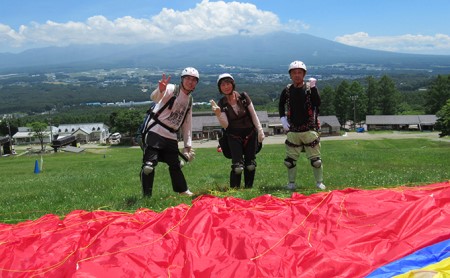パラグライダー半日体験　1名様