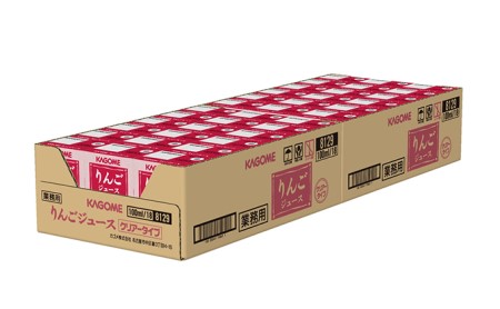 カゴメ りんごジュース 業務用 100ml 紙パック 36本入