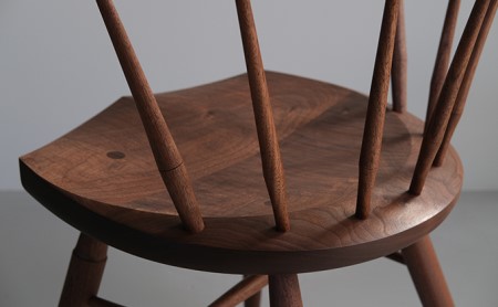 木工yamagen Crescent chair［walnut］