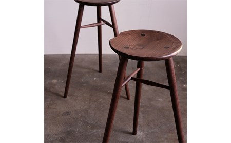 木工yamagen Crescent stool［walnut］ | 長野県富士見町 | ふるさと