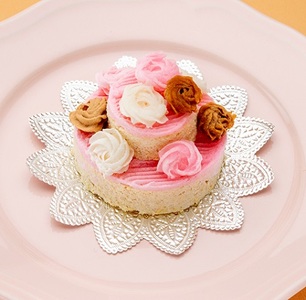 カラフルローズミートケーキ（犬用） 加工品 惣菜 冷凍 