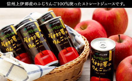 伊那華のりんごジュース 190g 30本 サンふじ 100％ジュース りんごジュース ストレート 信州りんごジュース ジュース 信州りんご りんご 林檎 フルーツジュース 飲み物 ドリンク 長野 長野県 箕輪町