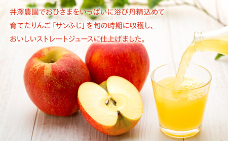おひさまいっぱいりんごジュース 1000ml×2本 リンゴジュース りんご リンゴ 林檎 サンふじ 長野 フルーツ 果物 信州産 長野県産 特産 産地直送 おすすめ