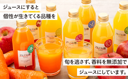 ジュースで味わう 信州のリンゴ＆人参 ジュース 小瓶 6本セット 250ml 6本 セット 詰め合わせ りんごジュース 林檎ジュース ミックスジュース 信州りんご 信州りんごジュース りんご100 100％ジュース 果汁飲料 飲料 飲み物 長野 長野県 箕輪町