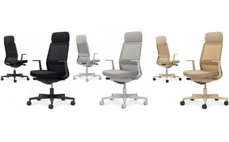 Mms3_コクヨチェアー　モネット(ベージュ)／ショルダーサポート・メッシュ・L型肘／カーペット用（Wキャスター）　／在宅ワーク・テレワークにお勧めの椅子