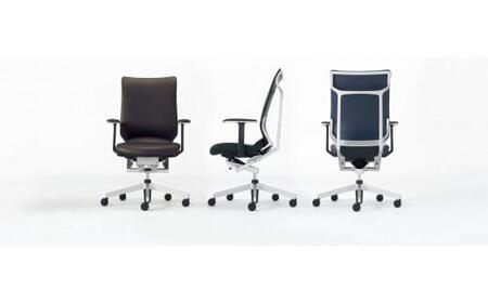 Mal1_コクヨチェアー　アガタ(ブラック)／本革・カーペット用（Wキャスター）　／在宅ワーク・テレワークにお勧めの椅子