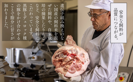 SF05-25C 無添加！さんさん豚みそ漬けセット／（ステーキ:100g×3P・スライス:180g×2P）// 長野県産豚肉 南信州 ポーク ステーキ バークシャー種 薄切り 味噌漬け 安全 安心 冷凍