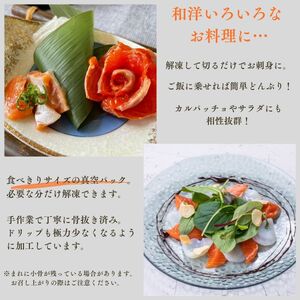 【南信州産】アルプスサーモン(ブロック) 200g×4袋