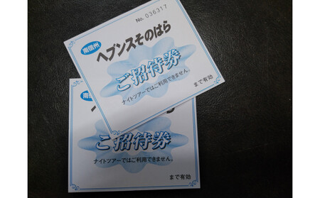 【ヘブンス そのはら】スキーシーズン　ゴンドラリフト1日券引換券