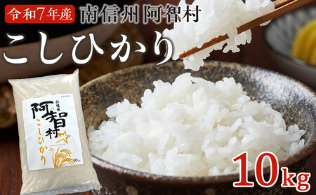 南信州 阿智村 米 令和7年産コシヒカリ 10kg  | コメ お米 令和7年 白米 精米 長野 南信州 ふるさと納税 コシヒカリ 阿智村 人気 おすすめ 送料無料 お取り寄せ ふるさと納税 米 ふるさと 長野