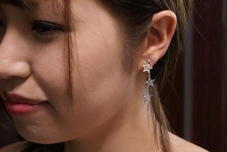 3連星の2Wayピアス|ピアス