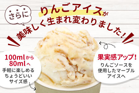 【年内発送受付中！】NEW★生ソフトクリームアイス＆信州りんごアイス 7個 生ソフト ミルク マーブルアイス アイスクリーム アイス りんご ふじりんご りんごソース 5000円