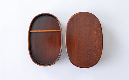 木曽ひのき小判メンパ(深いフタ)　中　お弁当箱【1246364】