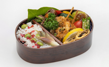 木曽ひのき小判メンパ(深いフタ)　大　お弁当箱【1246367】