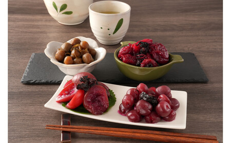 ちくほくのうめ想い 四季の食卓｜ うめ 甘漬け 大梅 小梅 塩昆布漬け  梅干し 