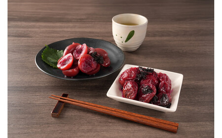 ちくほくのうめ想い 豊穣の二重奏| うめ 甘漬け 大梅 塩昆布漬け 梅干し