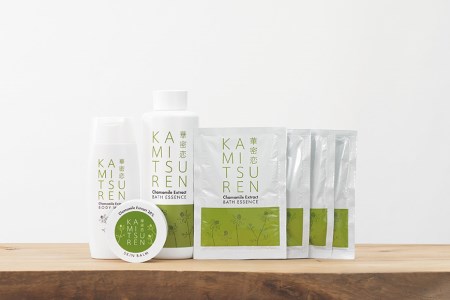 華密恋 オーガニック スキンケア ベビーセット [カミツレ研究所 長野県 池田町 48110773]