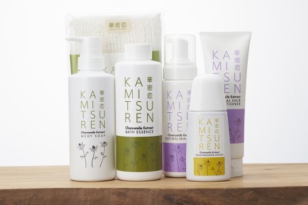 華密恋 オーガニック バスタイムセット [カミツレ研究所 長野県 池田町 48110774]