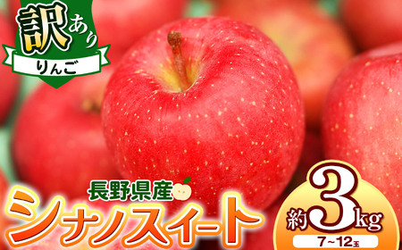 訳あり シナノスイート 約3kg 【2026年先行予約】 | 浅野農園