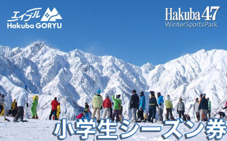 長野県エイブル白馬五竜&Hakuba47スキー場共通シーズン券＜小人1枚＞（小学生：6〜12歳）/長野県白馬村 こども 子供 スキー チケット シーズン券 パウダースノー ゲレンデ 北アルプス エイブル白馬五竜 Hakuba47 おすすめ 人気 ウィンタースポーツ ギフト 贈答 【L0190278】
