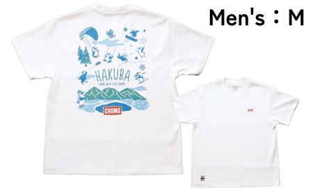 CHUMS Tシャツ バックプリント  メンズ：M /ホワイト