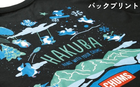 CHUMS Tシャツ バックプリント メンズ:L /ホワイト