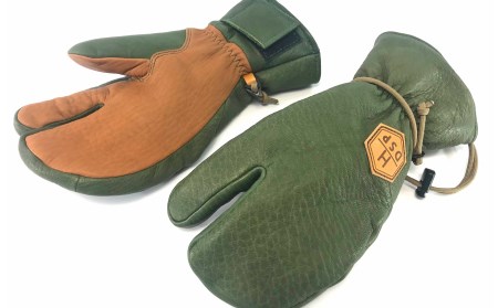 DSPグローブ 　スリーフィンガー　グリーン　S　スキー・スノーボード兼用グローブ(DS2-TH)【N0560400_GR_S】