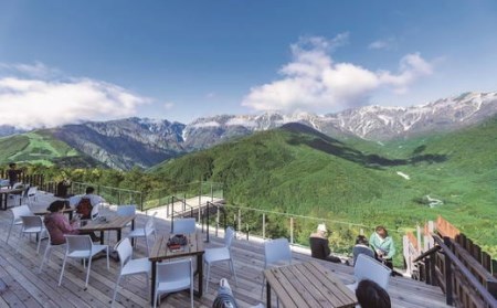 白馬岩岳マウンテンリゾート ゴンドラリフト往復乗車券 大人2名ペアチケット/長野県白馬村　マウンテンリゾート　アクティビティ　アウトドア　ブランコ　マウンテンハーバー　絶景の北アルプス　犬連れ【L0200284】