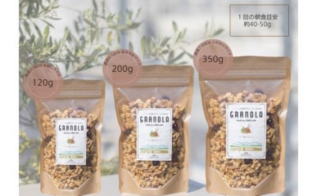 HAKUBA VALLEY 自家製グラノーラ 350g×3種類 こだわりセット