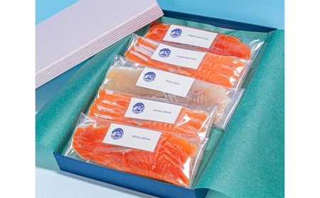 信州サーモン・大王岩魚・志賀高原トラウトの燻製と昆布〆セット