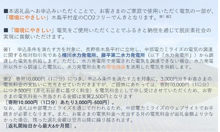 木島平村産CO2フリーでんき 50,000 円コース（注：お申込み前に申込条件を必ずご確認ください） | 中部電力ミライズ 電気 長野県 木島平村