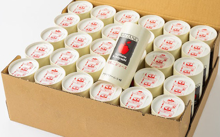 りんごジュース 195g×30本 無添加 酸化防止剤不使用 果汁100% カート缶 アグリファーム小林 お申込み順に発送予定 信州の環境にやさしい農産物認証 26000円 長野県 飯綱町 [1695]