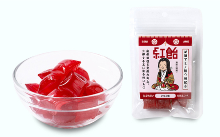 飴 戦国紅飴 濃姫いちご味 10袋入り（計100粒） [ANBI013] 飴
